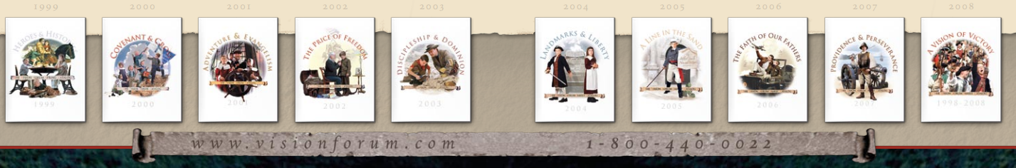 Vision Forum Ministries Catalog Cover Art, 1998–2008